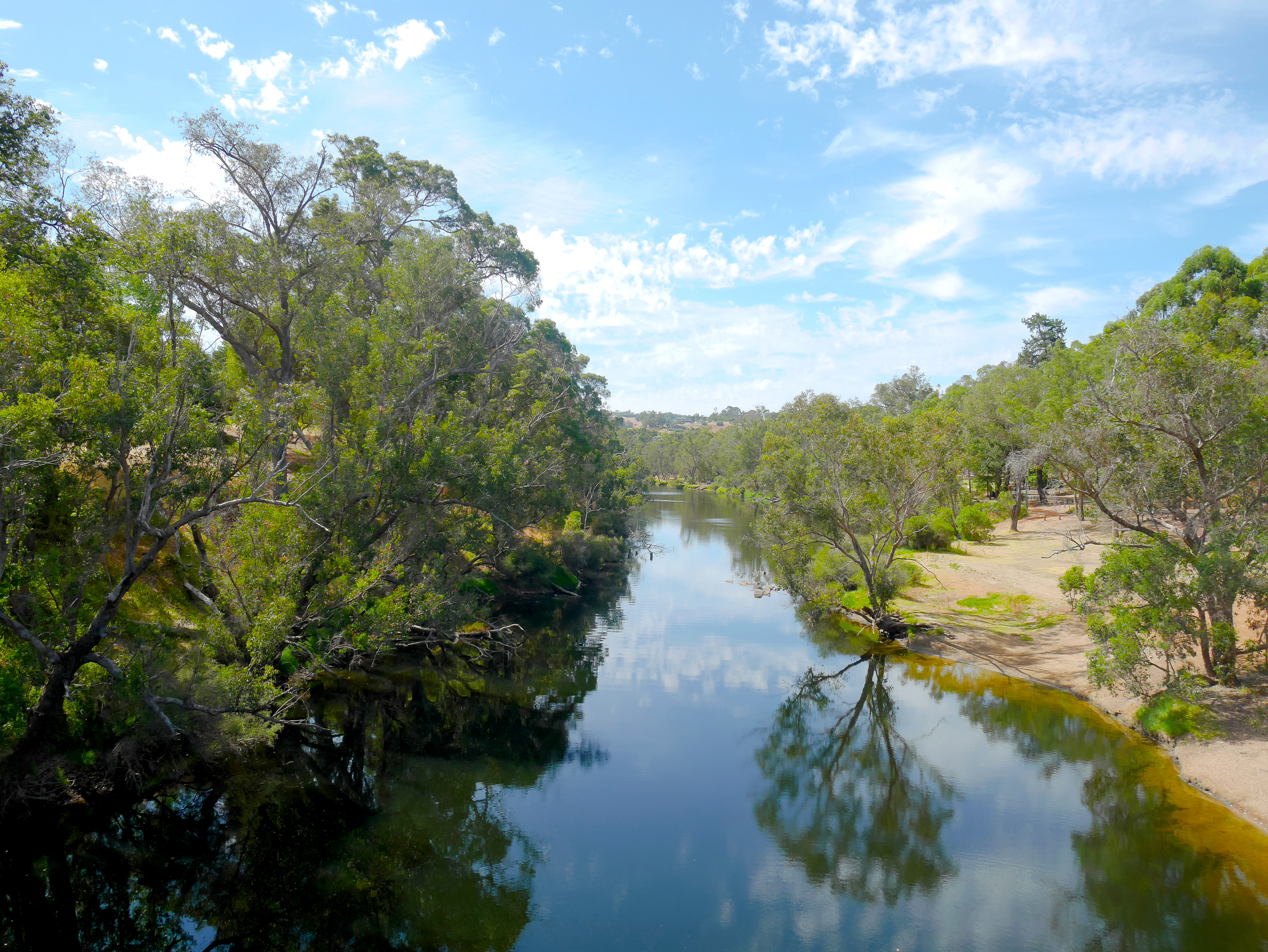 Aerial view of Bundamba Creek