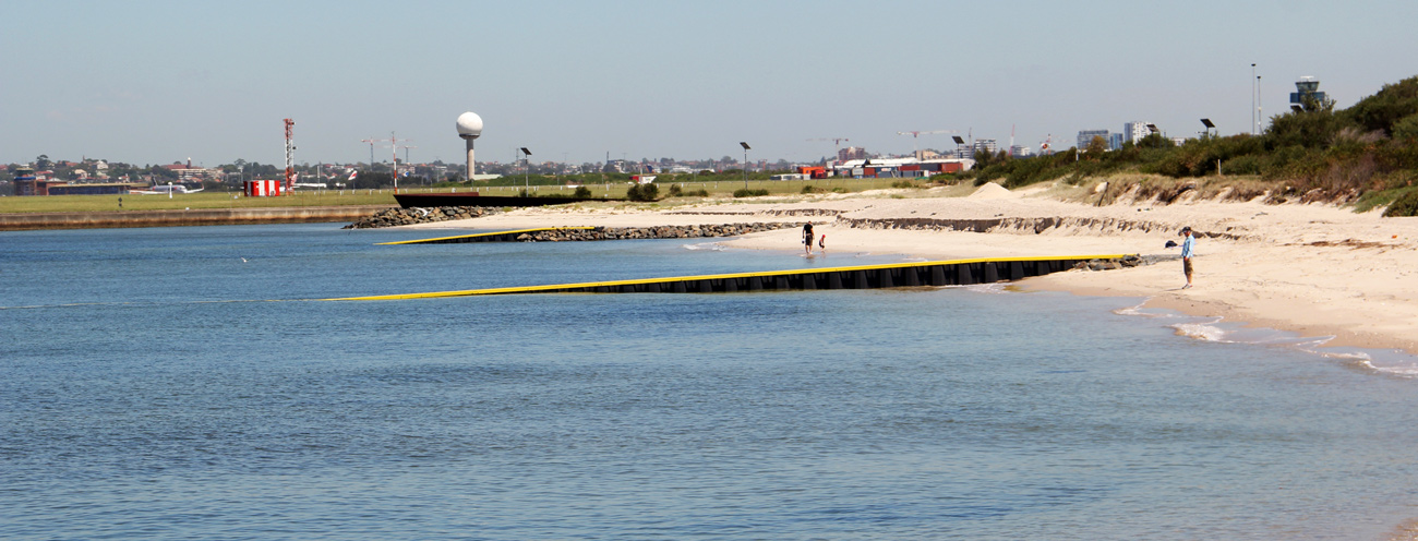 wide shot of beach