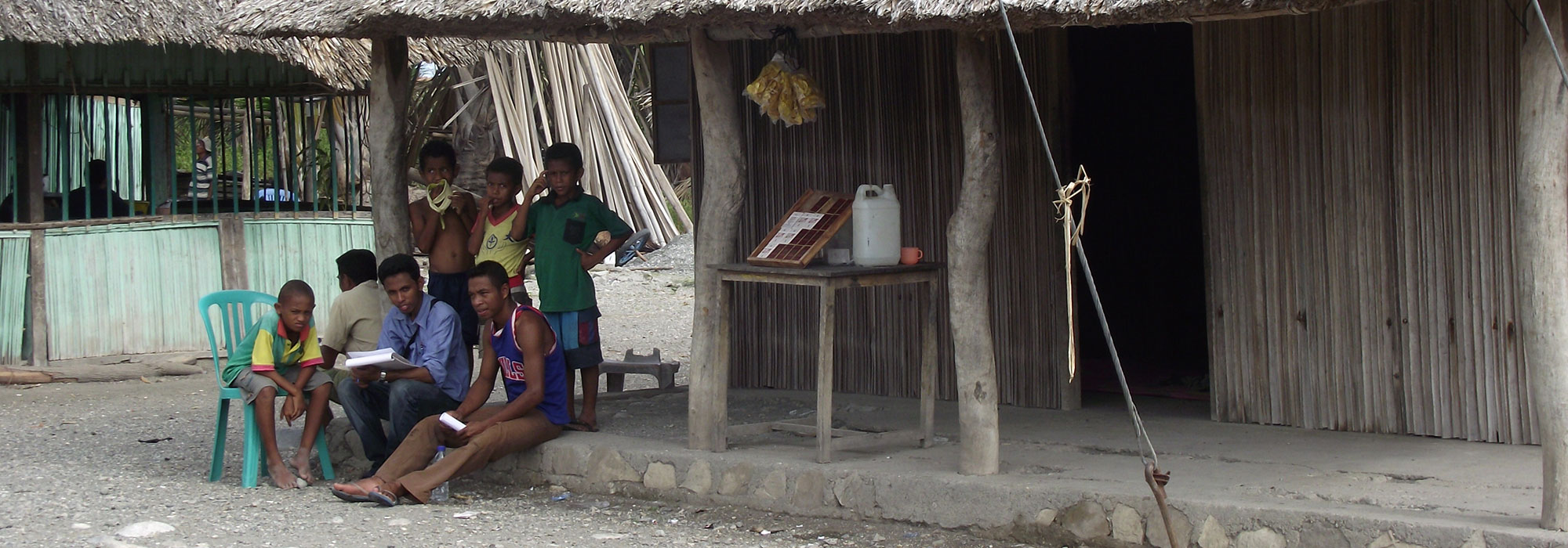 Locals collecting stakeholder data