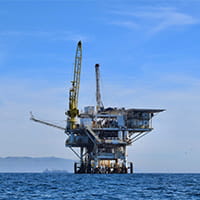 Ageing offshore oil and gas platform